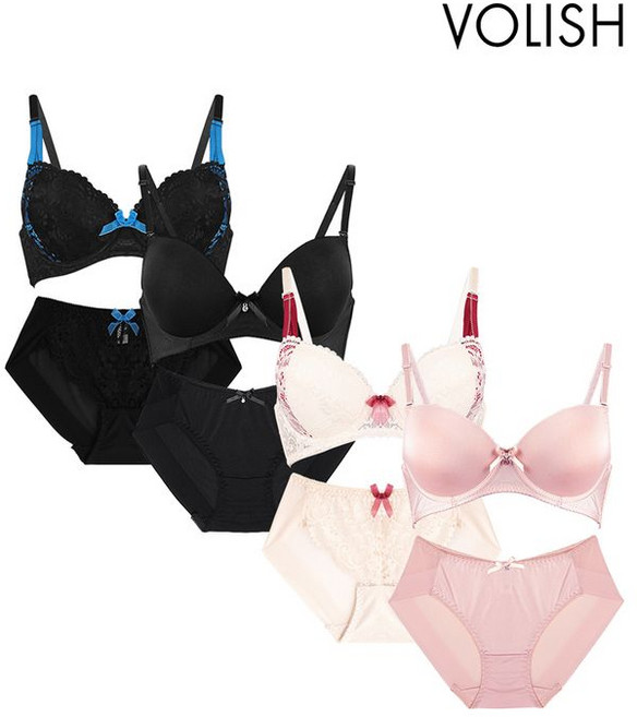 볼리쉬 심플 패키지 브라+팬티 8종 세트