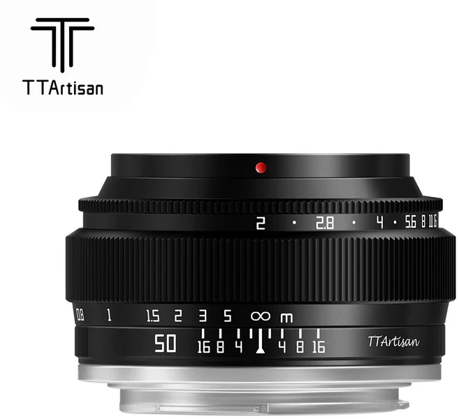호환TTArtisan 50mm F2 풀프레임 수동 초점 프라임 인물 렌즈 (소니 E 니콘 Z 후지 X 라이카 시그마 L, 01 Black, 04 L 마운트, 01 중국