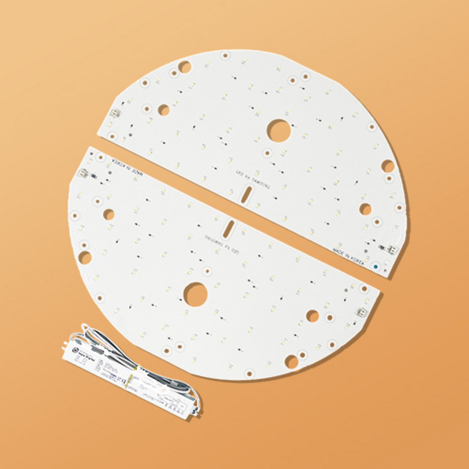 칸델라이트 LED 원형방 50W 모듈 SET, 1개, 04. 원형방 50W LED모듈 SET, 주광색