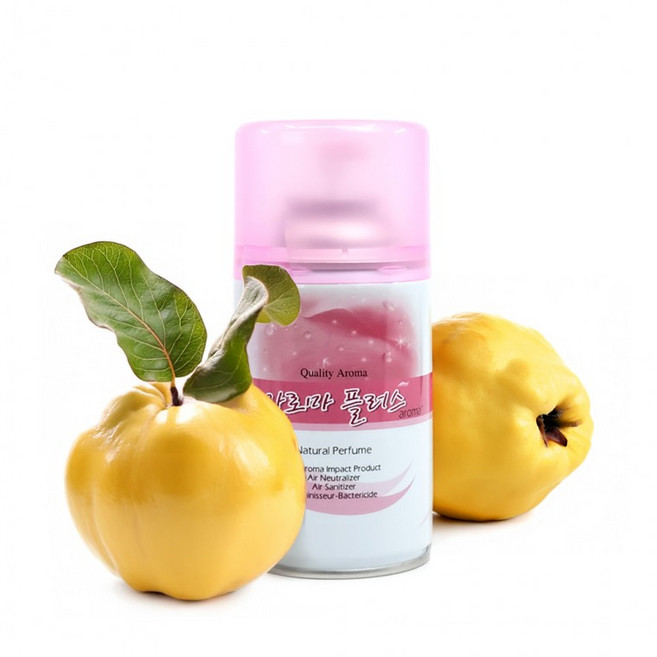 Kimspp 프리미엄 아로마플러스 방향제(모과향) 자동분사기용 실내공간 화장실 캔방향제, 1개, 250ml