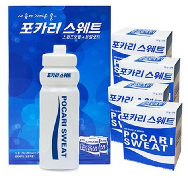 포카리스웨트 분말 이온음료 1L용20팩+보틀1개 동아오츠카, 20세트, 1g