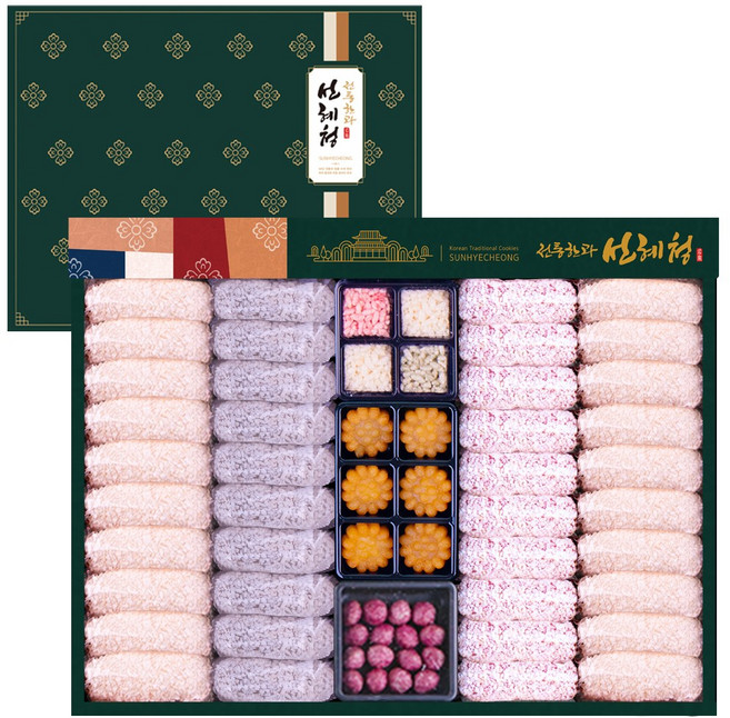 선혜청 전통한과 [오복] 선물 세트, 1세트, 1.3kg