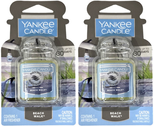 양키캔들 카자 얼티메이트 차량용 방향제, 2개, BEACH WALK (비치워크)