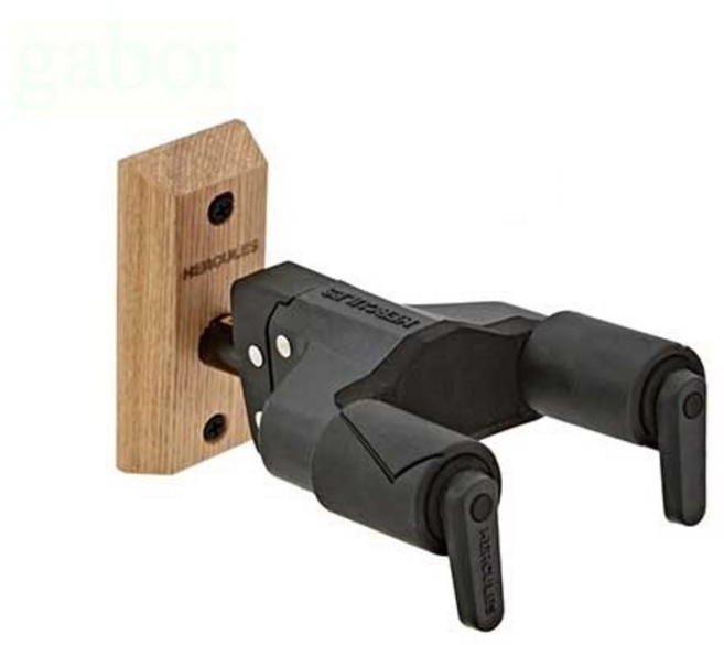 HERCULES GSP38WBW PLUS 吉他壁掛架, 1個, 原木色款