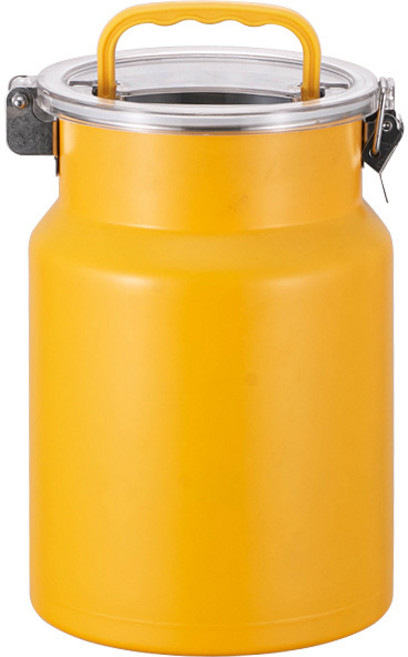 SAHINER 잡곡 쌀통 대용량 다용도 강, 노란색, 1개