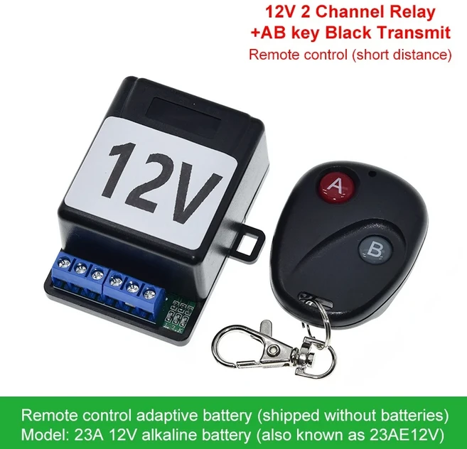 범용 무선 리모컨 스위치 전기 제어 양방향 릴레이 DC 433M, 02 3PCS, 05 12V 2Way Relay Set