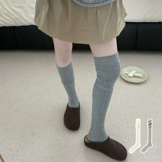 May 3 Socks 여성 양말 순색 무압박 겨울 양말 중목 양말 장목 양말 중목 양말 운동 면 양말 4족 세트