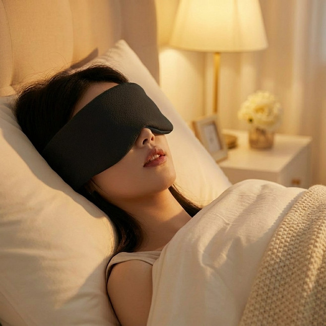 나니아 수면안대 암막 숙면 눈가리개 아이마스크 안대 + 귀마개 세트