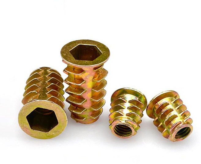 DIY가구 볼트고정 번데기너트_1P 와셔형 인서트너트, M8, 13mm, 1개