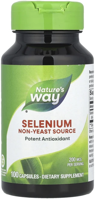 Nature's Way 셀레늄 200 mcg 100 캡슐, NaturesWay셀레늄200mcg100캡슐, 1개, 100정 - 쿠팡