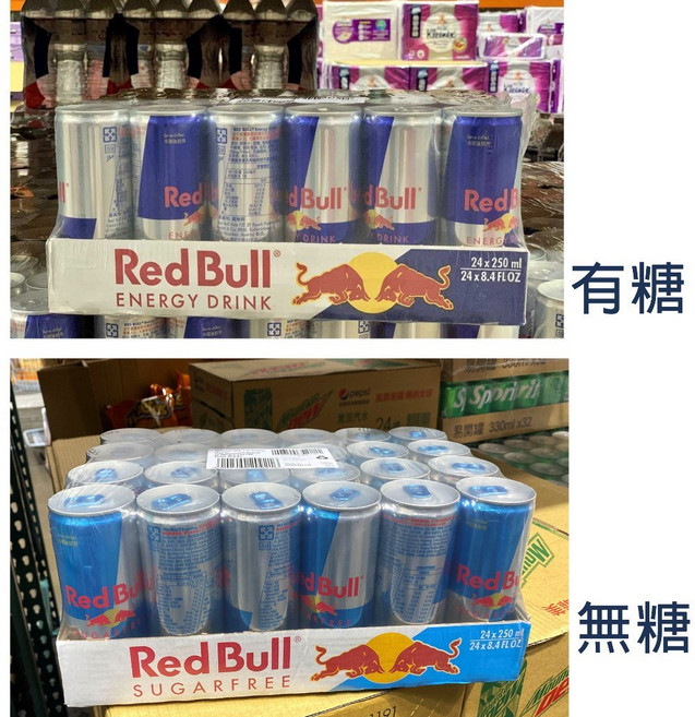 Red Bull 能量飲料 250毫升 X 24入, 1個, 有糖