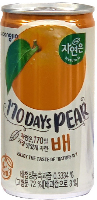 웅진-자연은배180ml, 90개, 180ml