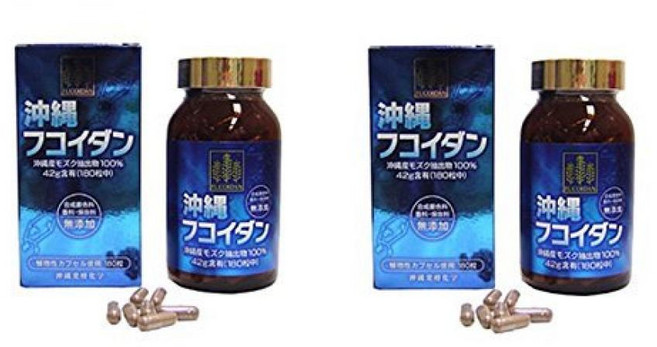 오키나와 후코이단(캡슐 타입) 180알 4개 세트, One Size, 180정