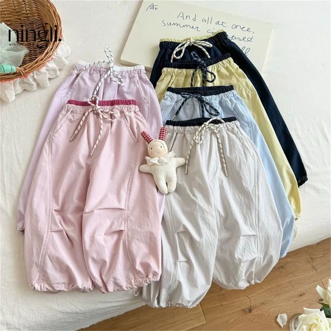 [폐업정리중]뽀뽀뽀 아동복 롤리팝 여름 카고 조거 팬츠 유아 키즈 아동 어린이 봄 바지