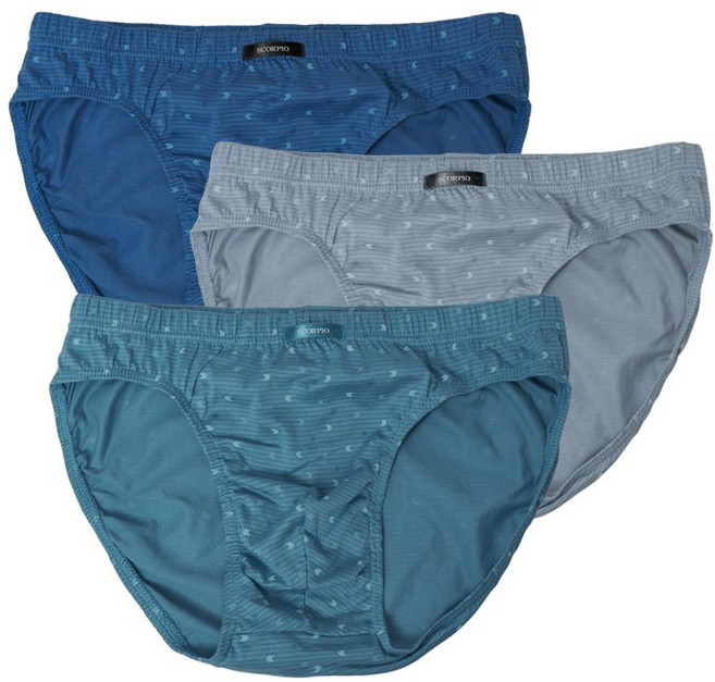 BYC 2264 순면 스콜피오 미디 삼각팬티 3종 남성용