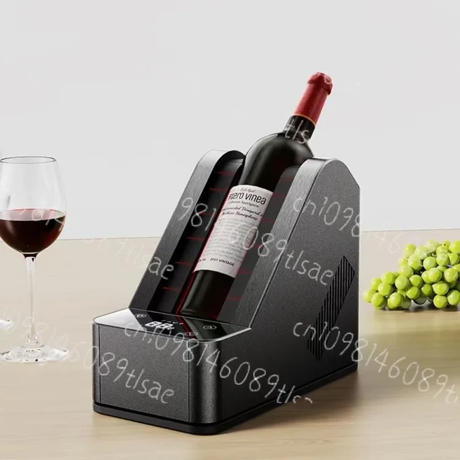 휴대용 미니 와인 쿨러 캐비닛 가정용 바를 위한 소형 레드 와인 냉장고 120캔 음료 보관함, 01 빨간색