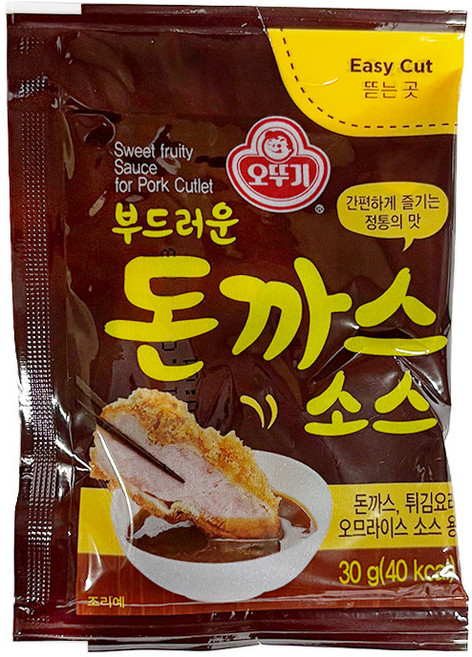 오뚜기 일회용 부드러운 돈까스소스 30g, 30개