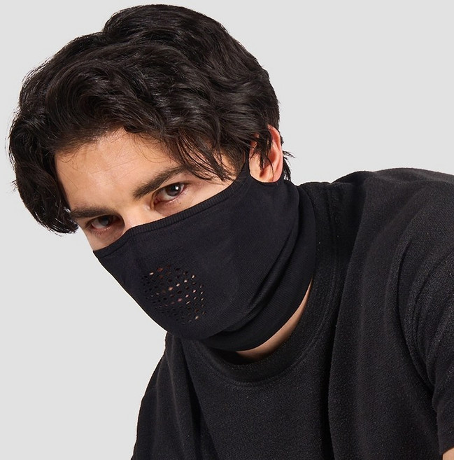 나루마스크 N1 / 자외선 차단 여름용 스포츠마스크, 블랙, 1개