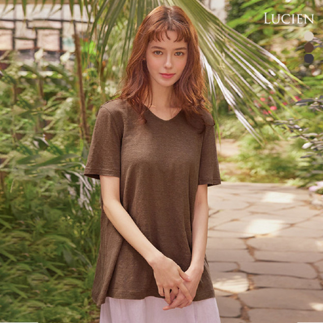 루시앙 루시앙 내추럴 쿨 린넨 티셔츠 (3color)
