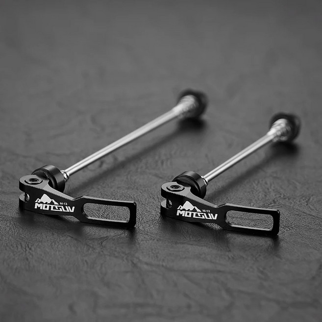 MOTSUV QR 허브 꼬치 자전거 후면 접이식 산악 자전거 강철 도로 앞바퀴 135MM 100MM 레버 MTB 릴리스