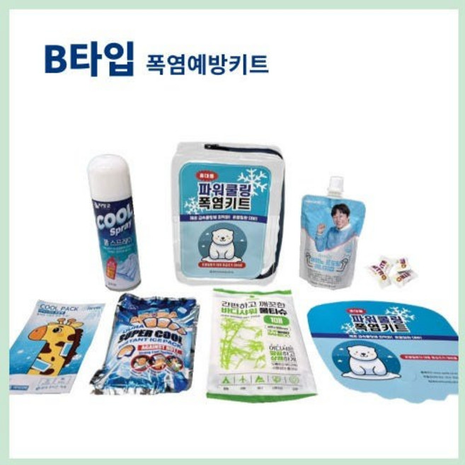 [폭염예방] 프리미엄 플러스 응급키트 (PREMIUM PLUS FirstAidKit) [17*13*8 (구성품 포함)], 1개