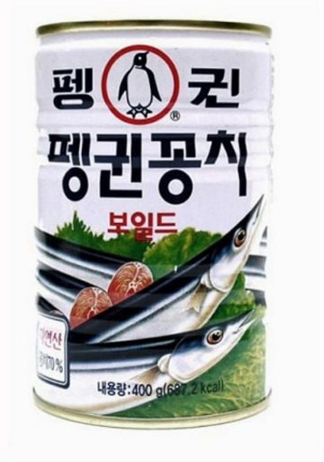펭귄 꽁치 400g 먹거리 요리 식자재