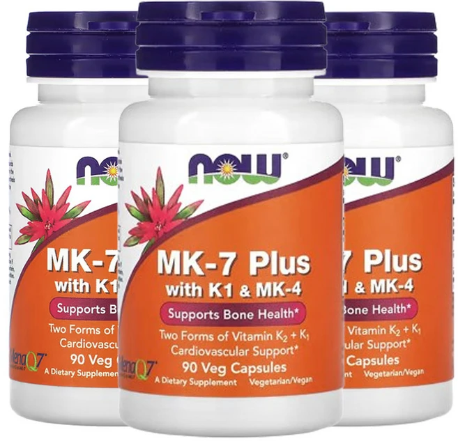 나우푸드 K1 & MK-4 함유 MK-7 플러스 베지 캡슐 90 정, 90캡슐, 3개, 90정 - 쿠팡