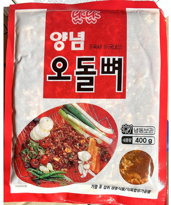 양념오돌뼈 냠냠 냉동 400g X5, 5개