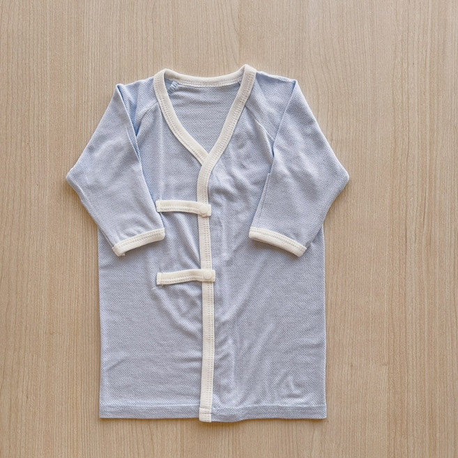 YOUrs 好棉衣 睡袍型 台灣製童裝 涼感紗布衣 洞洞衣 網眼包屁 新生兒衣服