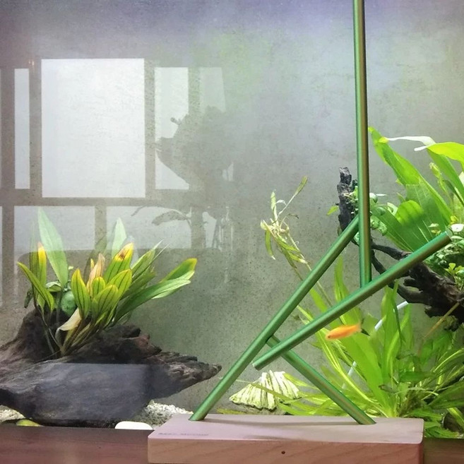 알레시 디어 찰리 정리대 거치대 바나나 걸이 인테리어, A. 충전 원목 받침대 무광 그린