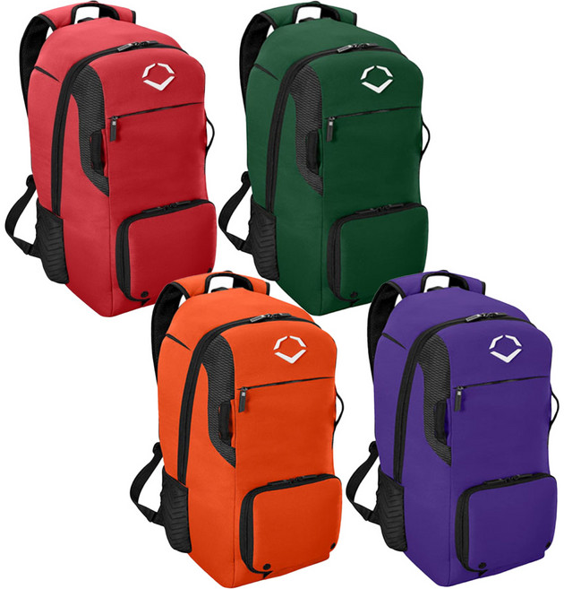 이보쉴드 스탠드 아웃 야구 장비가방 백팩 WTV9101, 레드, 1개