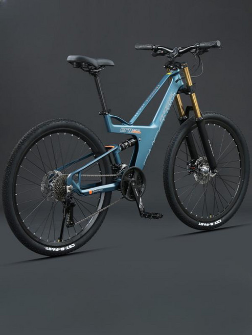 자전거MTB 입문용 엠티비 산악 26/27.5인치 마그네슘합금 소프트테일, 1개, 182cm, 블루 27단 27.5인치