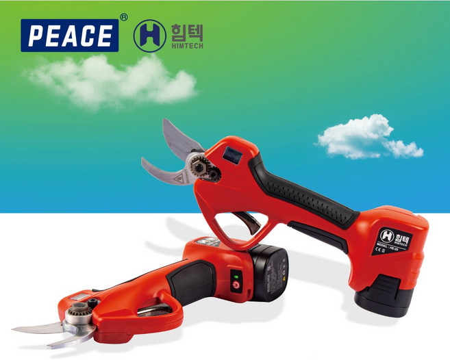 무선 전동가위 전정 전지 가지치기 과수 적과, HE-32구성품세트, 1개