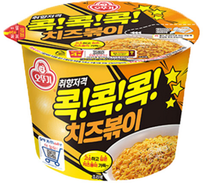 오뚜기 치즈볶이 컵라면 대, 8개