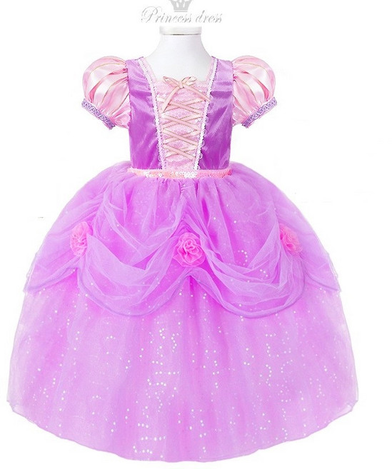 (신상) 로얄 라푼젤드레스-고급지퍼 공주신형