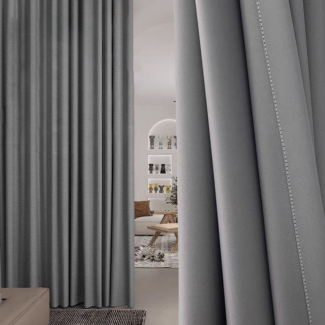 1+1 아일렛형 암막커튼 도톰 비침없는 창문형 거실커텐 사계절 창문용