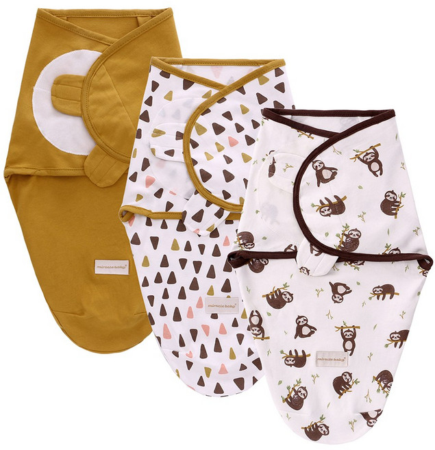 미라클 베이비 신생아 속싸개 3개입 세트