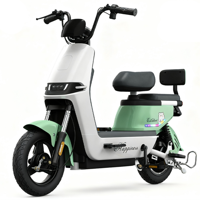 몽비에 미니 전기스쿠터 전동 오토바이 바이크 자토바이 라이딩 배달 출퇴근 충전식, 22Ah