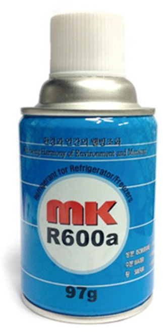 자체브랜드 mk R600a 캔가스 냉장고 냉매 (5개묶음) 화물택배비포함, 1개, 150g
