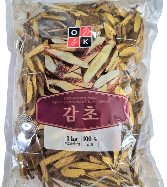 감초 1kg 2개 우즈베키스탄 한방재료