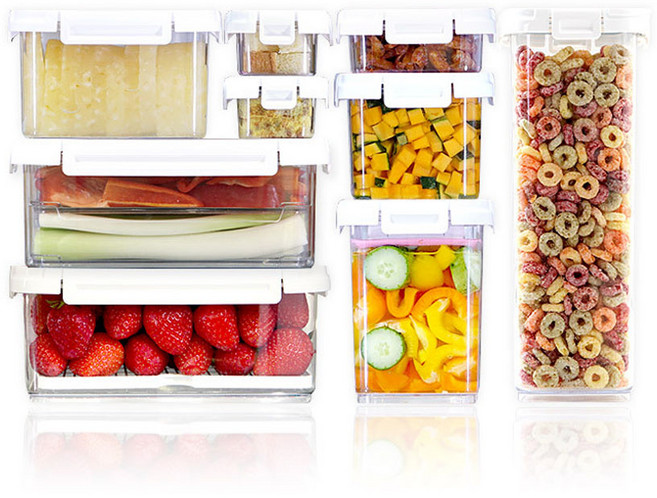 밀폐용기 스카이락 투명 반찬통, 정 1호 240m, 1개