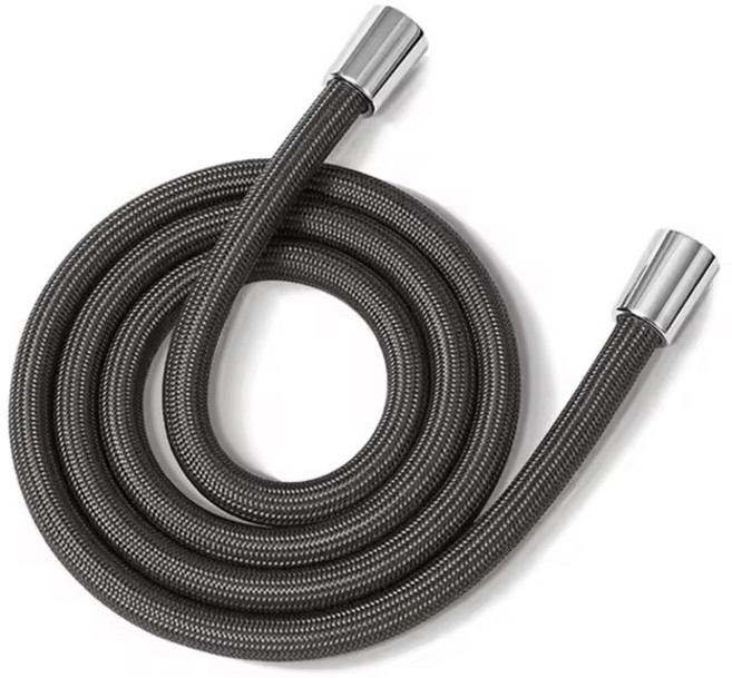 초경량 무게추 나일론 유연한 샤워 호스 고압 튜브 GI/2 범용 파이프 욕실 액세서리 1.5 m, 02 OD 8xID 7mm, 03 Dark Grey