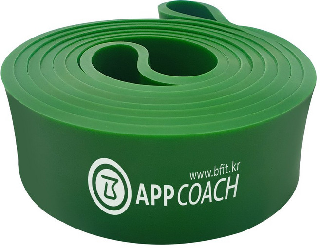 비핏 풀업밴드 턱걸이 철봉운동 라텍스 저항 탄력밴드, 그린