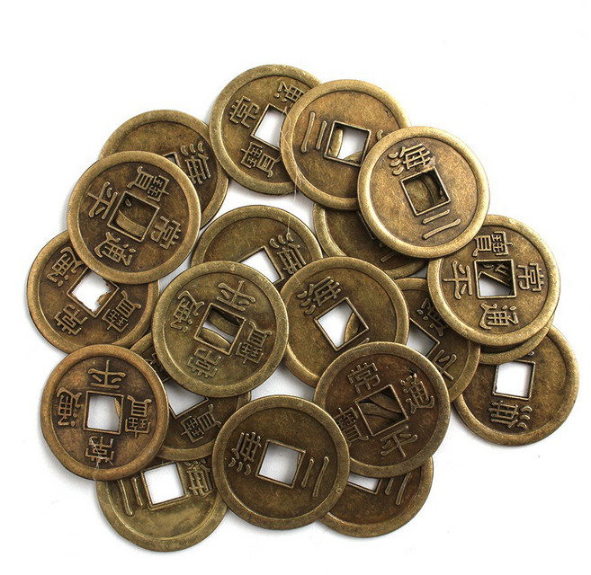 엽전 옛날 동전 50입 내외, 2개