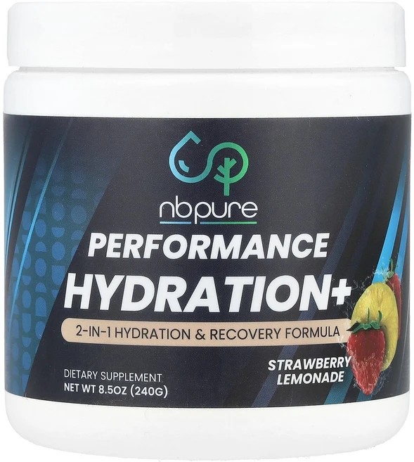 NB Pure Performance Hydration+ Strawberry Lemonade 8.5 oz 240 g, NB Pure, Performance Hydration, 240g, 1개 - 쿠팡