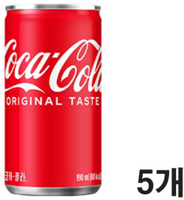 코카콜라, 190ml, 5개