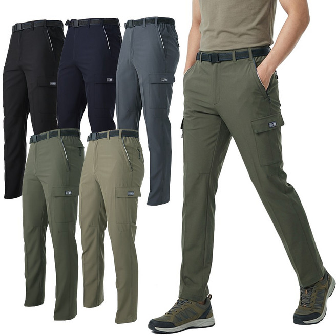 여름 남성 작업복 카고 전술 건빵 등산 바지 아웃도어 팬츠