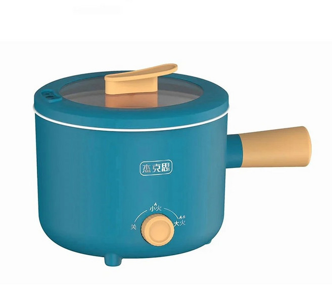 휴대용 기숙사 소형 전기 냄비 2단 속도 조절 가능한 빠른 가열 밥솥 다기능, 영국, 파란색