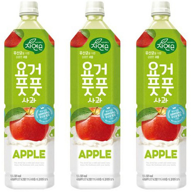 (6입)요거풋풋(사과) 1.5L - 6펫, 6개