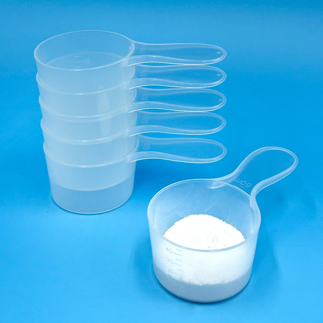 더푸룸 플라스틱 계량컵 계량스푼 용량 50ml 50g, 3개